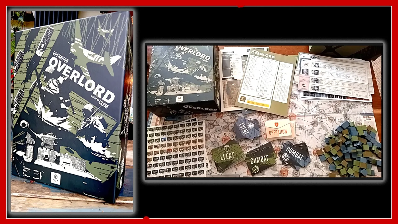 Operation Overlord - WW2 Wargame - Vuca Simulations - Unboxing and impressions