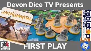 Rules and first Thoughts of Monumental @ Tabletop Gaming Live Show