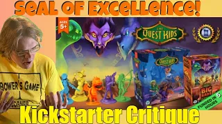 The Quest Kids: Big Bads of Tolk's Cave (Reprint+Expansion) - Kickstarter Critique Review