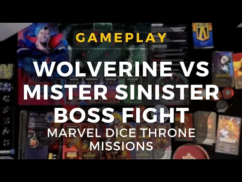 Marvel Dice Throne Missions Gameplay - Wolverine vs Mister Sinister Boss Fight | DaniCha