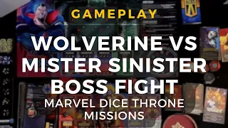 Marvel Dice Throne Missions Gameplay - Wolverine vs Mister Sinister Boss Fight | DaniCha