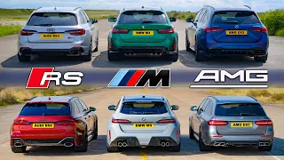 BMW M v Audi RS v AMG: Which is best?