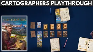 Cartographers Playthrough | Shadow of the Game