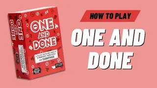 How to play One and Done | A Fill-In-The-Blank Game of Strategy, Side Eyes, and Sabotage