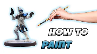 STAR WARS SHATTERPOINT: CC-7567 CAPTAIN REX | How to Paint Tutorial