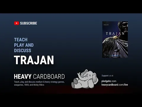 Trajan 4p Teaching, Play-through, & Round table discussion by Heavy Cardboard