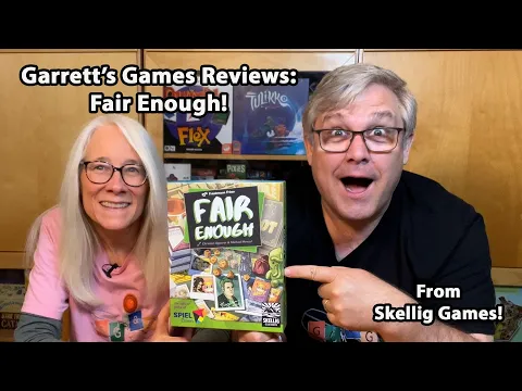 Play Cards and Collect Loot at Essen - Garrett's Games Reviews Fair Enough from Skellig Games