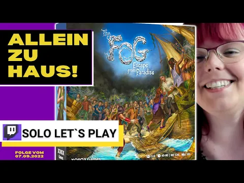 The FOG - Escape from Paradise Brettspiel Vorstellung // SOLO Regeln & Let´s Play