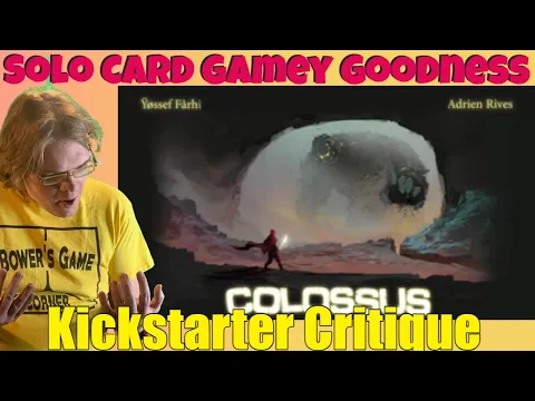 COLOSSUS by Alone Editions - Kickstarter Critique Review