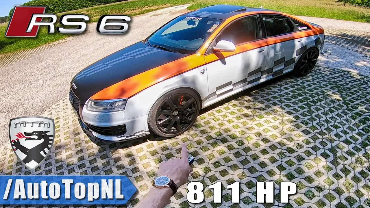 811HP Audi RS6 C6 V10 Sedan MTM | 306km/h REVIEW POV Test Drive on AUTOBAHN & ROAD by AutoTopNL