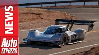 VW ID R electric race car tames Pikes Peak with new course record