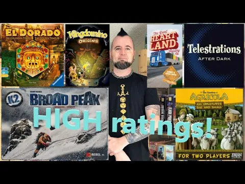 Josh Yaks about some highly rated games: Board games played in October 2022