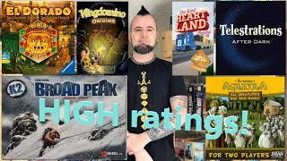 Josh Yaks about some highly rated games: Board games played in October 2022