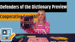 Defenders of the Dictionary Preview - Cooperative Scrabble...Against the Master Villain!