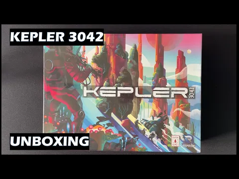 Unboxing Kepler 3042 Board Game