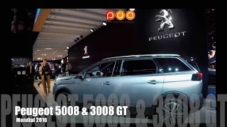 Nouveau Peugeot 5008 2016 et Nouveau Peugeot 3008 GT - Mondial de l'Automobile 2016 2/20