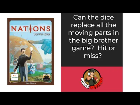 Nations the Dice Game by Purge Reviews: Can the dice replace most of the game play from the big game