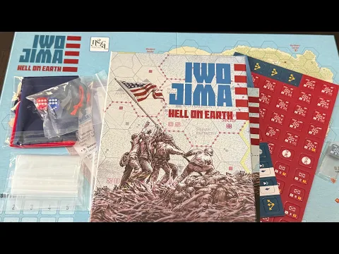 Iwo Jima: Hell on Earth (Neva Wargames) - Unbox & First Look from New Wargame Publisher