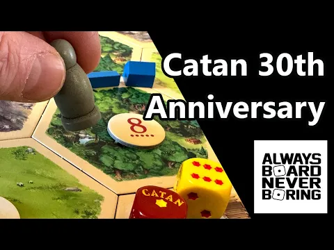 NEW Catan the Game 6th Edition Unboxing | Settlers of Catan 30th Anniversary Reprint | Sponsored