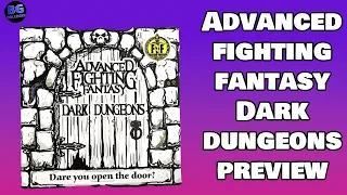 Advanced Fighting Fantasy Dark Dungeons Board Game Preview