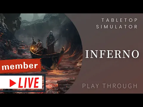 肥龍實況Inferno (暫: 但丁神曲: 與神同行) | 但丁&維吉爾:「JACKPOT!」 一起把人送入地獄九環之中吧! #桌遊 #隨意玩