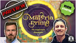 Kickstarter PREVIEW | Materia Prima - The Inquisition | Peacock Tabletops