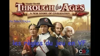 Through the ages VF: les règles du jeu