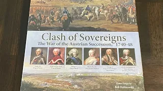 Clash of Sovereigns: The War of the Austrian Succession, 1740-48 (GMT) - Unboxing