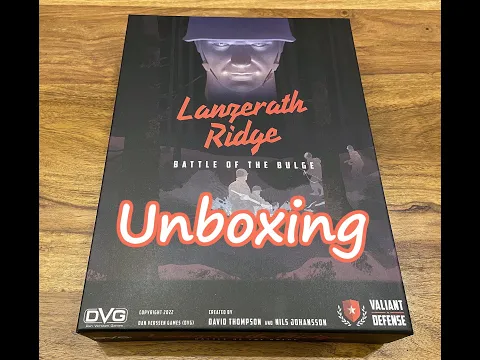 Lanzerath Ridge - Unboxing