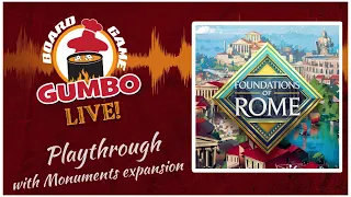 Board Game Gumbo: Playthrough with Monuments expansion