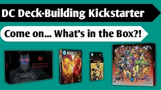 Injustice for All: An Unboxing of DC Deck Building Game - Injustice Gods Among Us and Kickstarter
