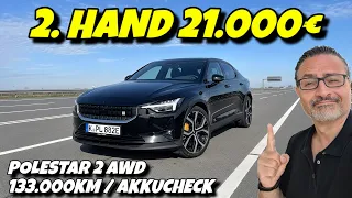 Elektro für 21.000€! Gebrauchter Polestar 2 AWD | Werkstatt + Akku-Check. #ev
