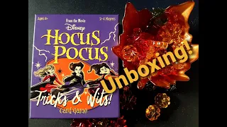 FUNKO's Disney Hocus Pocus Tricks and Wits Card Game Unboxing!
