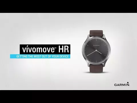 Video zu Garmin vivomove HR Premium L silver/ dark brown