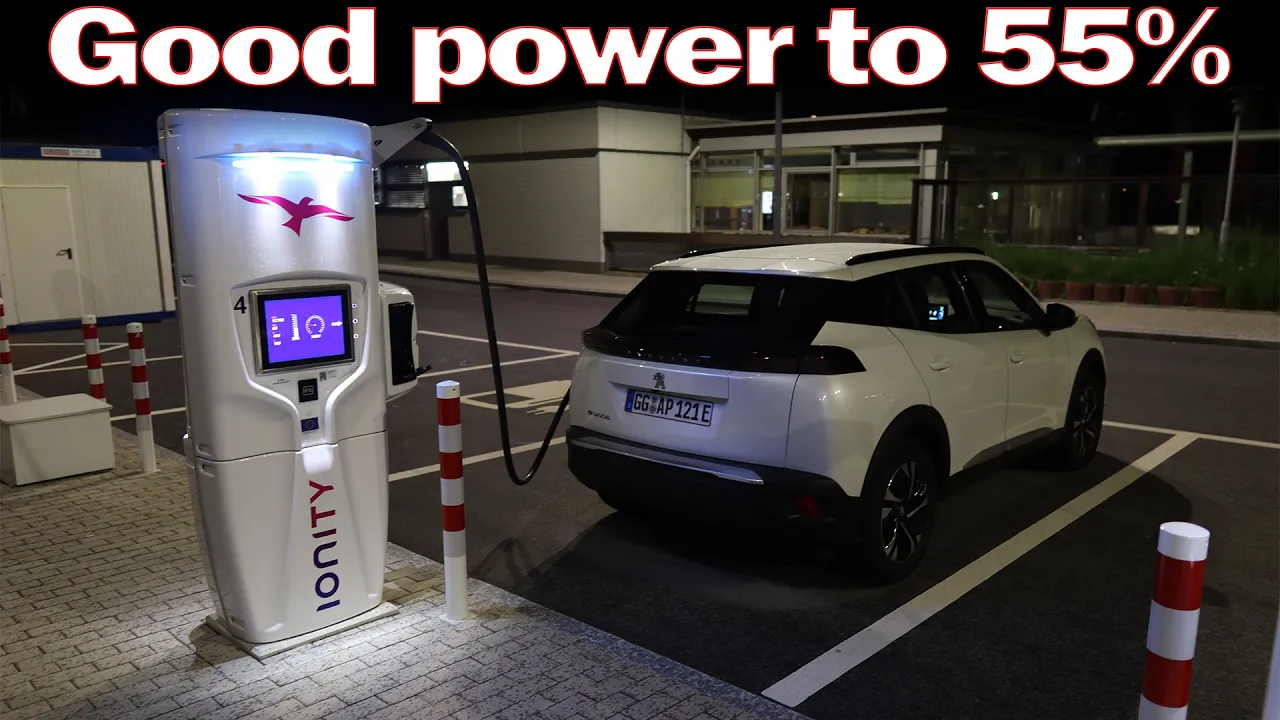 Peugeot e-2008 - Ionity charging 5 to 90%