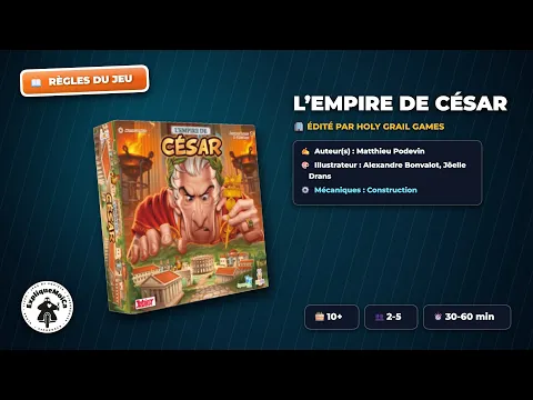 L'EMPIRE DE CESAR règle du jeu en français par expliquemoica