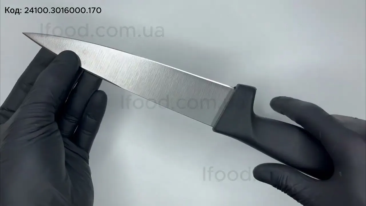 Ніж обробний Icel Poly 170 мм чорний 24100.3016000.170