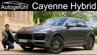 Porsche Cayenne Hybrid FULL REVIEW 2019 Plugin E-Hybrid PHEV - Autogefühl