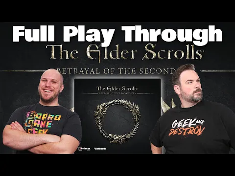 Full Play Through (All 3 Sessions) Elder Scrolls: Betrayal of the Second Era | The Brothers Murph