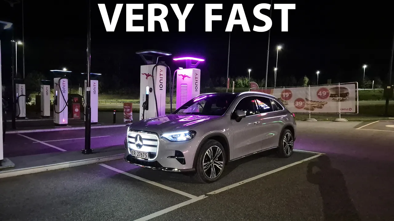 Mercedes GLC 400 charging test