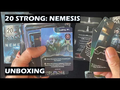 Unboxing Nemesis 20 Strong board game