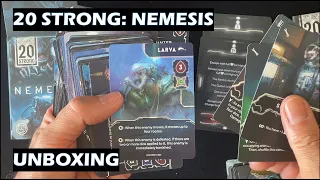 Unboxing Nemesis 20 Strong board game
