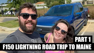 North Carolina To Maine In F150 Lightning - Trying Out Google Maps Route Planning! - Part 1