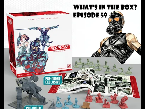 Metal Gear Solid The Board Game Integral Edition Unboxing