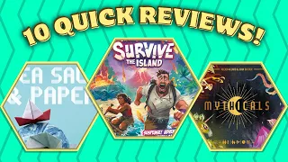 10 Quick Reviews! (RANKING)
