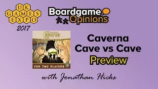 UKGE 2017: Caverna: Cave vs Cave (Preview)