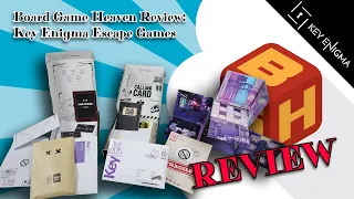 Board Game Heaven Review 239: Key Enigma Escape Games - Mystery Puzzle Games you have to try!