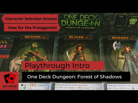 Playthrough Intro | One Deck Dungeon: Forest of Shadows
