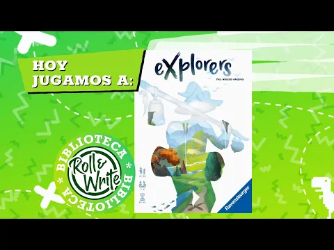 Hoy Jugamos a Explorers en castellano (Juego de Mesa Roll & Write) en solitario