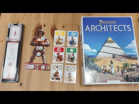 Gameplay di 7 Wonders Architects - Gioco da Tavolo